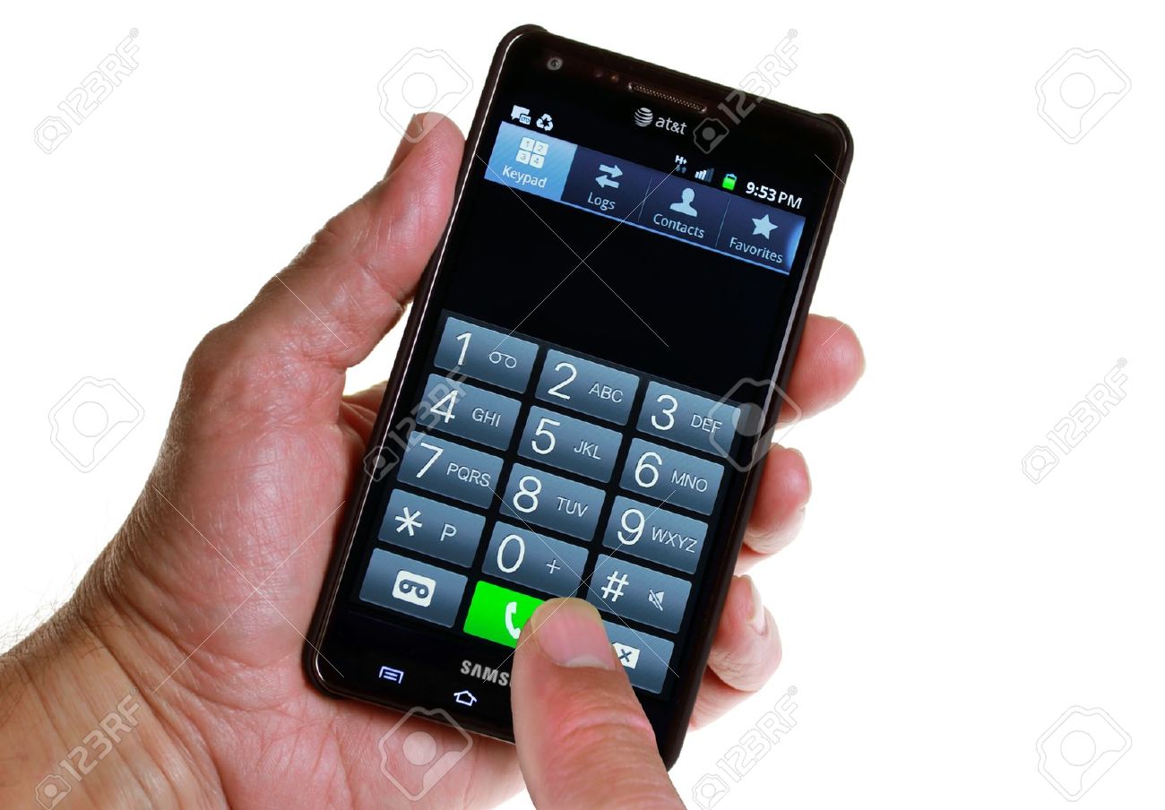 13626974-october-12-2011--an-at-t-smartphone-touchscreen-keypad-with-finger-ready-to-make-a-call